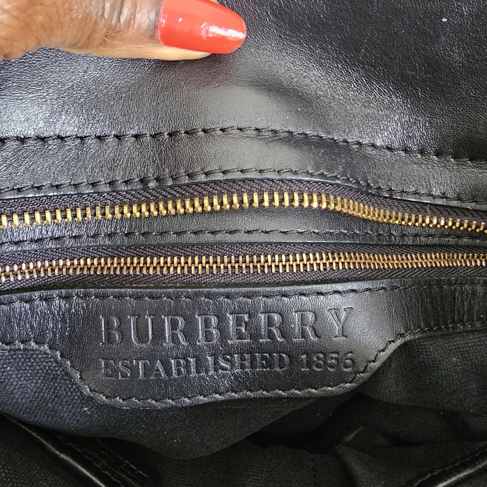 BURBERRY House Check Bridle CalfskinTote Bag - Picture 5 of 10